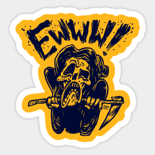 GROSSED OUT GRIM Sticker
